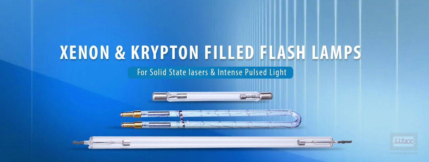 Xenon & Krypton Filled Flash lamps