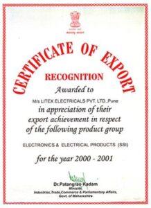 Certificate-of-Export-Recognition